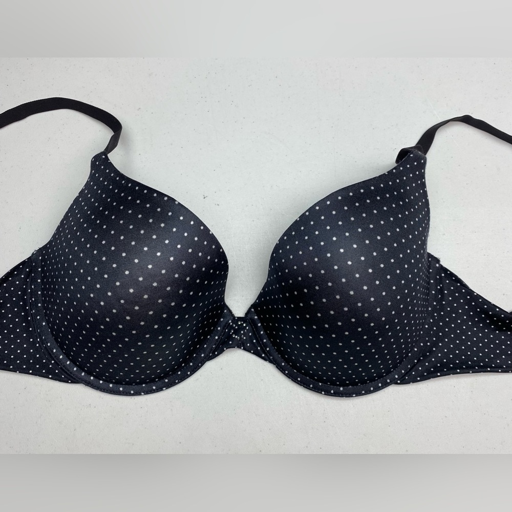Maidenform NANY/WHT DOTS T-shirt Demi, 36D *P1013